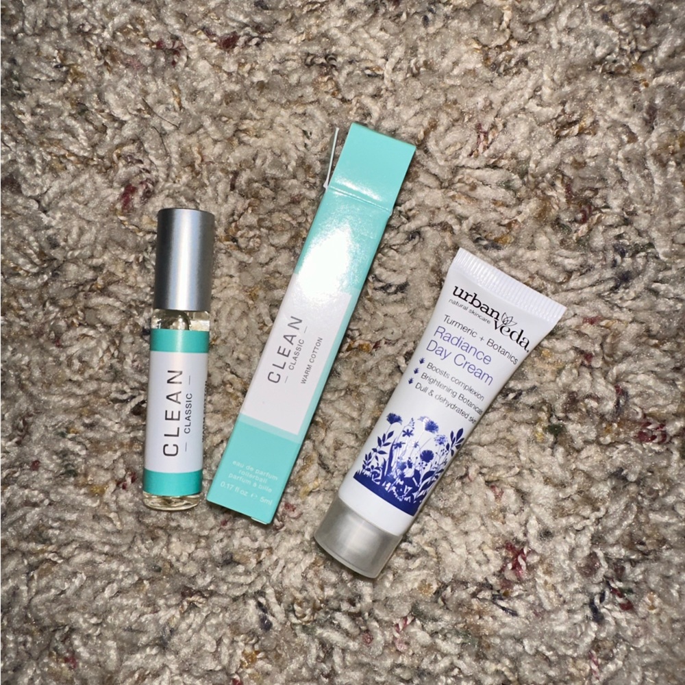 Clean classic warm cotton mini and urban skincare mini